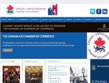 Tablet Screenshot of canada-uk.org